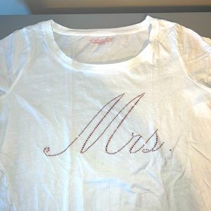 New Victoria’s Secret Mrs rhinestone T-shirt